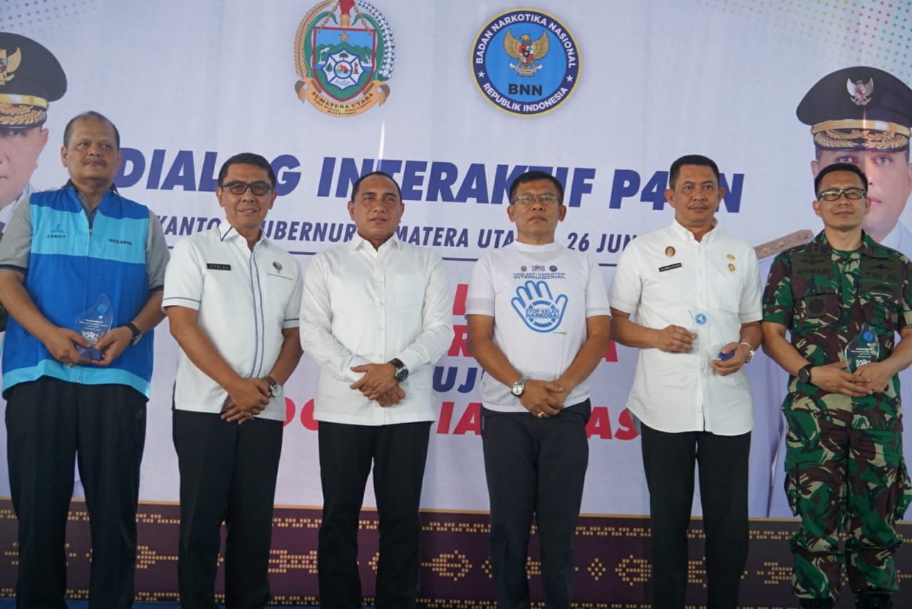 Peringatan Hari Anti Narkotika Internasional (HANI) 2019 di Medan, Sumatera Utara