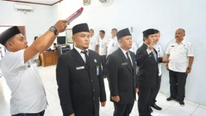 Pelantikan dan Pengambilan Sumpah Jabatan Eselon IV di Lingkungan BNNP Sumatera Utara