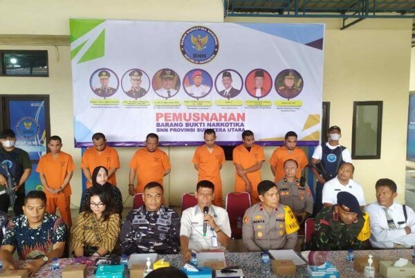 BNNP Sumut Musnahkan 21,4 Kg Sabu-Sabu TAHUN 2024