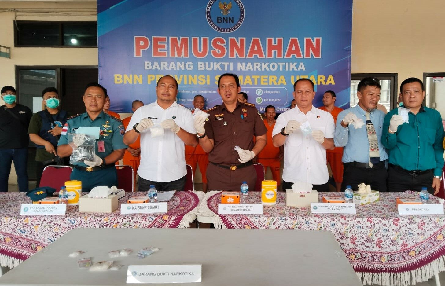 RELEASE PEMUSNAHAN BARANG BUKTI NARKOTIKA PERIODE BULAN JANUARI – FEBRUARI 2025 RELEASE PEMUSNAHAN BARANG BUKTI NARKOTIKA PERIODE BULAN JANUARI – FEBRUARI 2025